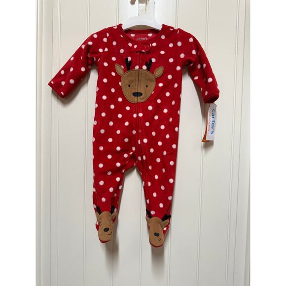 NWT 3 month Christmas Bundle 5 piece santa reindeer 1st Christmas - Picture 9 of 11